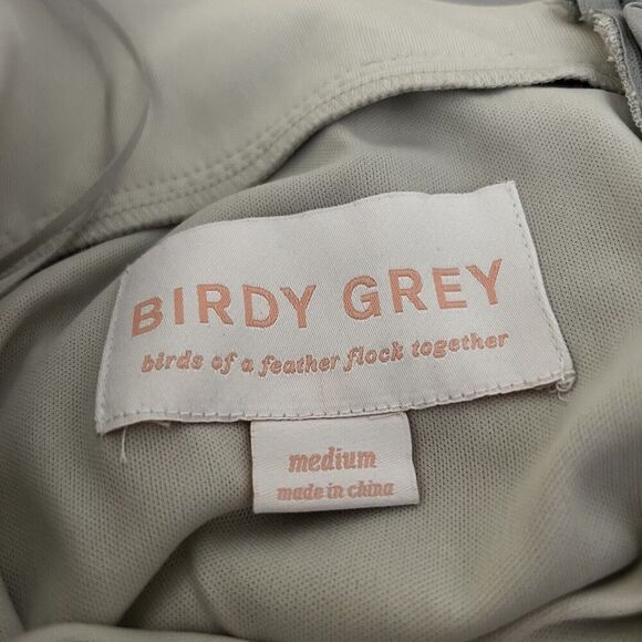 NWT BIRDIE GREY Women’s Halter Gray Cocktail/Party/Bridesmaid Lined Dress Size M - Picture 13 of 15